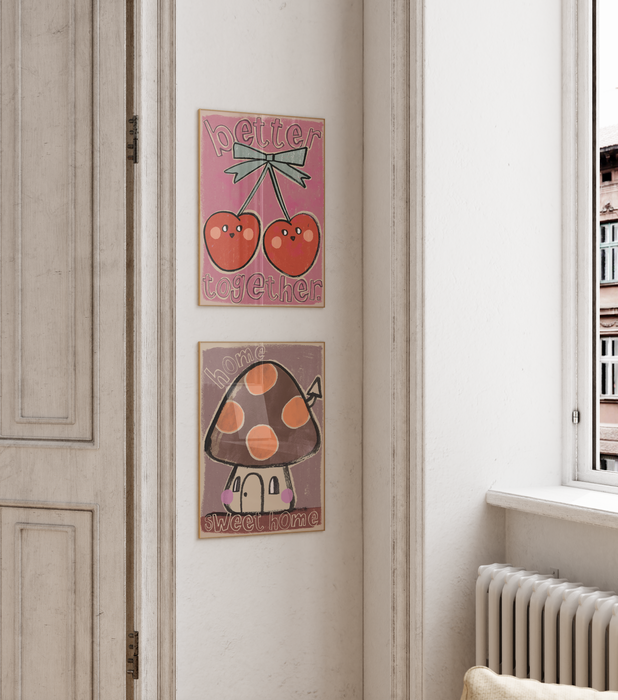 POSTER CHERRIES 50X70CM - studioloco