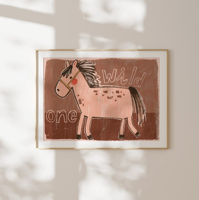 POSTER HORSE 50X70CM - studioloco