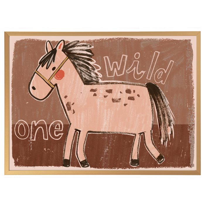POSTER HORSE 50X70CM - studioloco