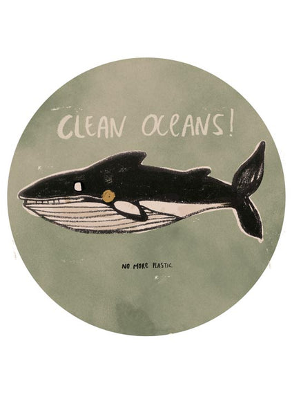 Clean oceans wallpaper circle