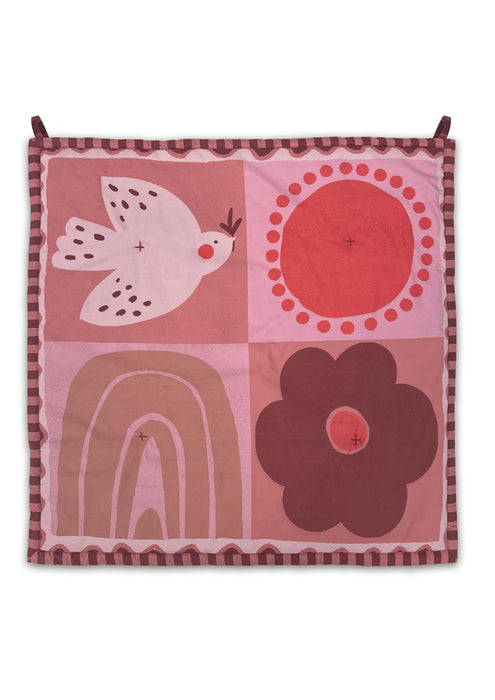 Studioloco Organic Cotton Baby Playmat-wallhanging Sunset Edition