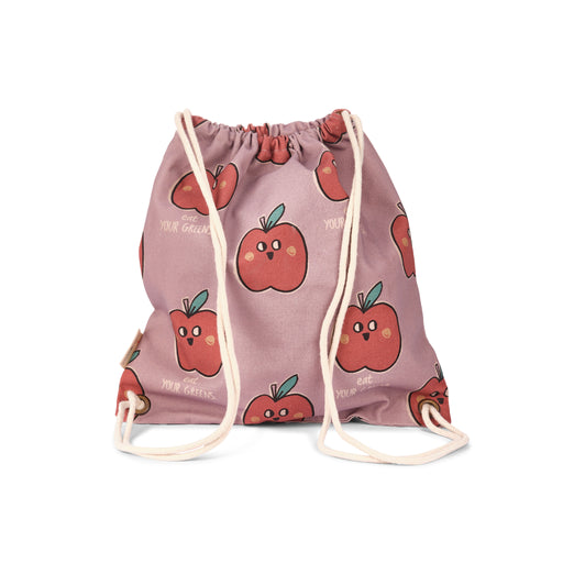 Cotton canvas gymbag apple - studioloco