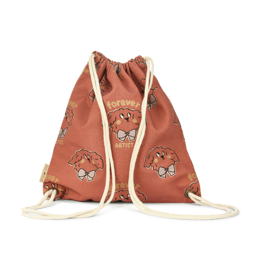 Cotton canvas gymbag dog - studioloco