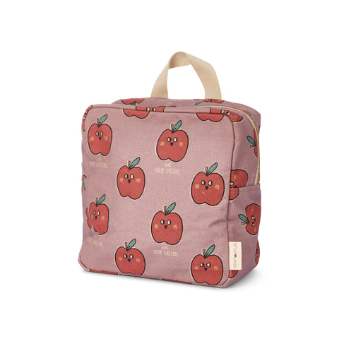 Waterproof Cotton canvas Backpack apple
