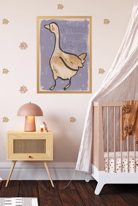 4 SHEETS OF WALLSTICKERS DITSY - studioloco