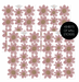 4 SHEETS OF WALLSTICKERS DAISIES - studioloco