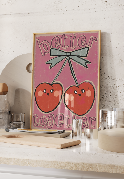 POSTER CHERRIES 50X70CM - studioloco