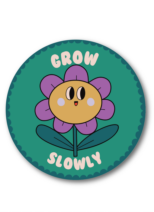 Grow slowly vinyl placemat-green - studioloco