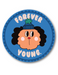 Forever young vinyl placemat-blue - studioloco