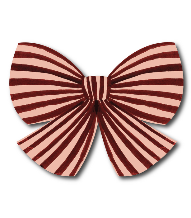 🎀 Studio Loco Festive Bow-Shaped Vinyl Placemat