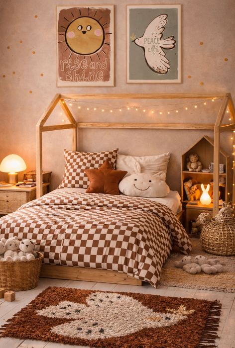 BOHO RUG/CARPET 100X70CM high pile.