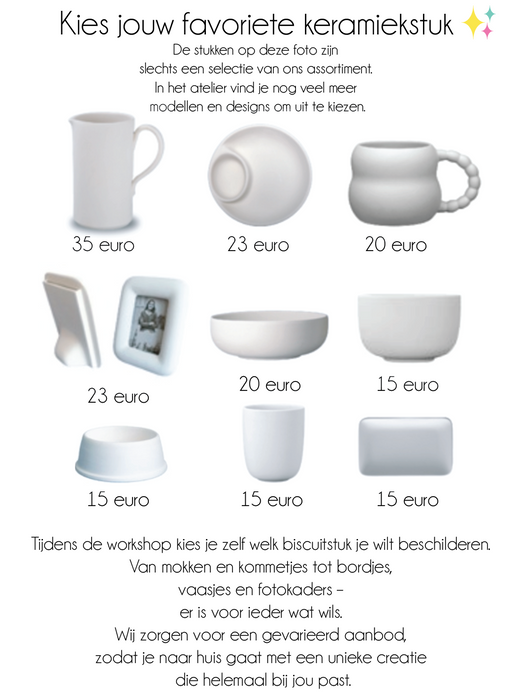 Ceramic painting workshop