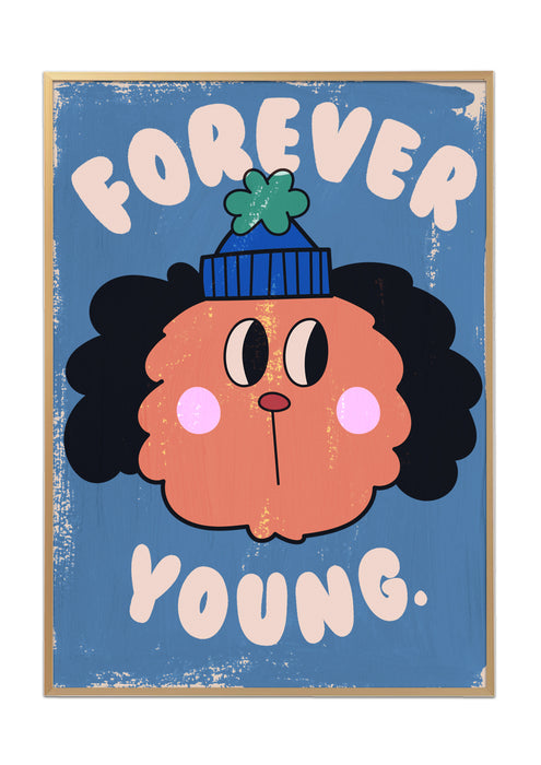 Poster 50x70cm FOREVER YOUNG