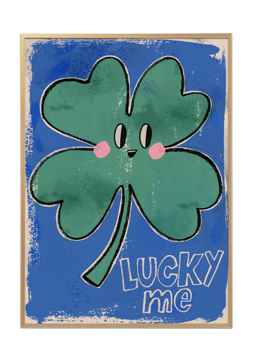 Poster 50x70cm LUCKY CLOVER