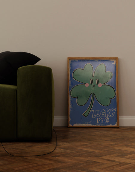 Poster 50x70cm LUCKY CLOVER