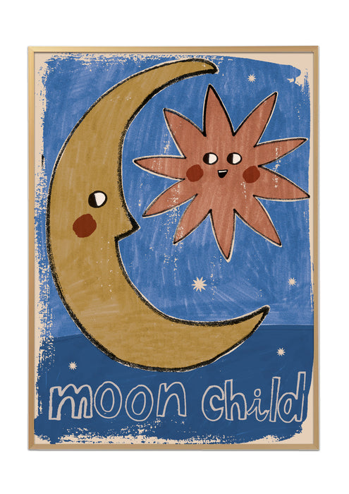 Poster 50x70cm moonchild