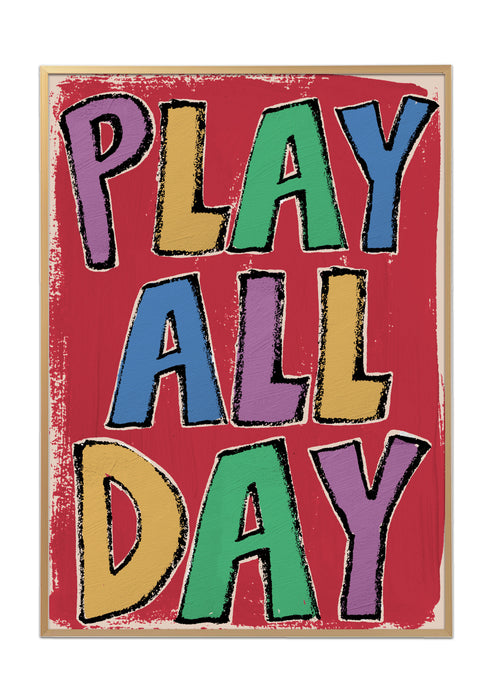 Poster 50x70cm PLAY