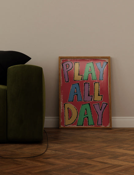 Poster 50x70cm PLAY