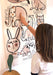 Organic Cotton/Canvas wallhanging/animals 100X70CM - studioloco