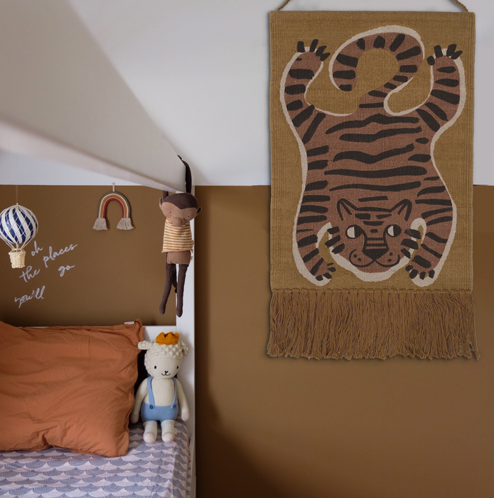 Leopard boho wallhanging - studioloco