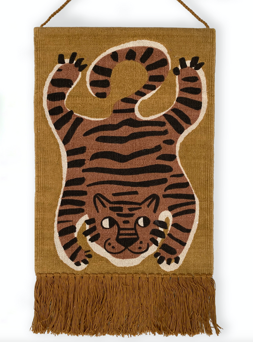 Leopard boho wallhanging - studioloco