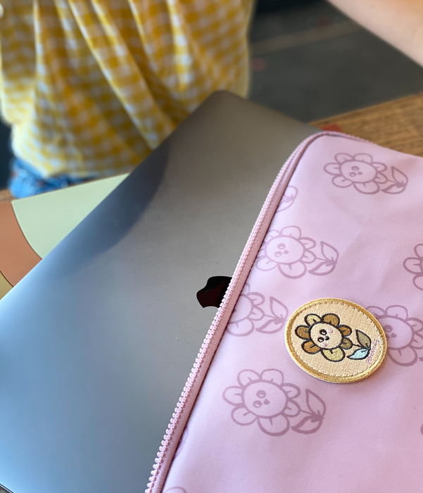 ipad sleeve floral/lavender - studioloco