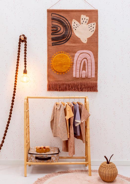 XL Boho woven wallhanging Sunset 100X70CM - studioloco