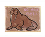 Walrus wallposter 50X70CM - studioloco