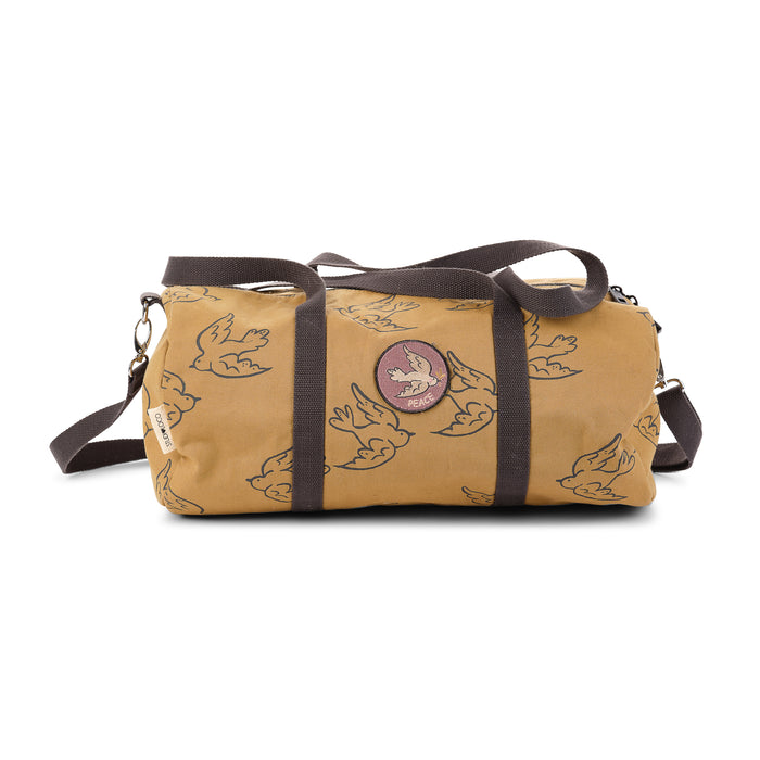 Canvas dufflebag bird - studioloco