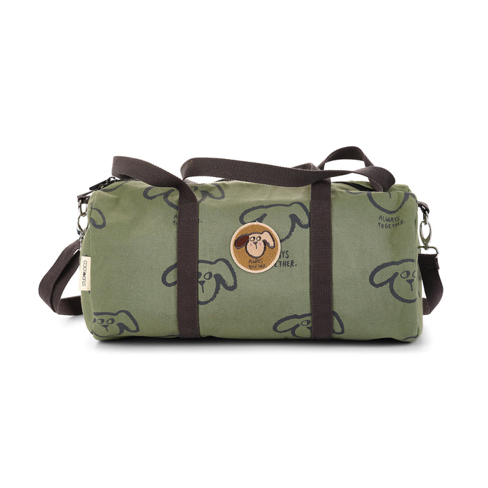 Canvas dufflebag dog - studioloco