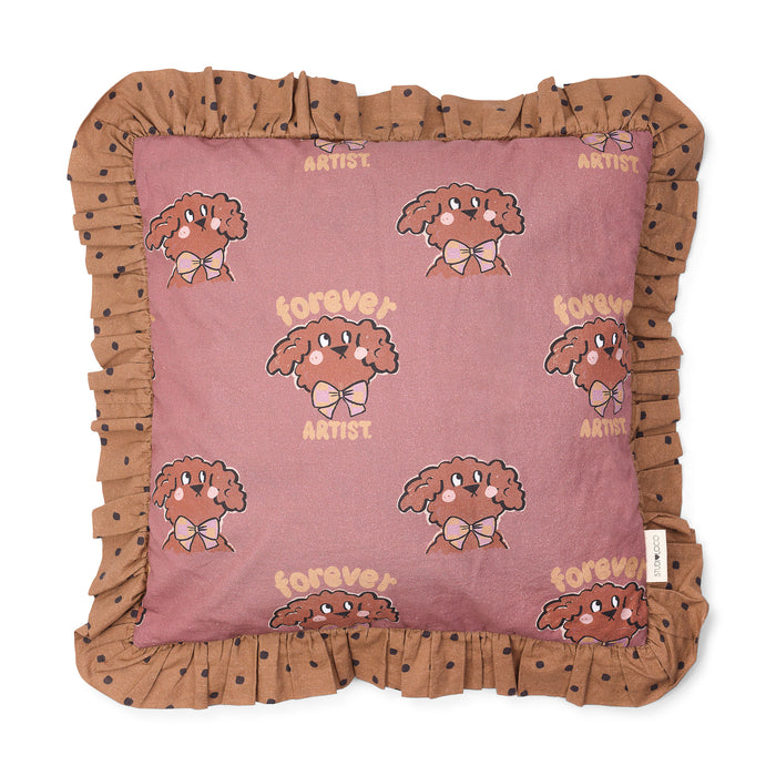 Frilled cushion dog - studioloco