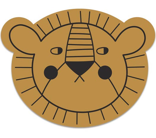 Mr Lion placemat-Mustard - studioloco