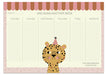 COOL CAT A4WEEKPLANNER 50SHEETS - studioloco